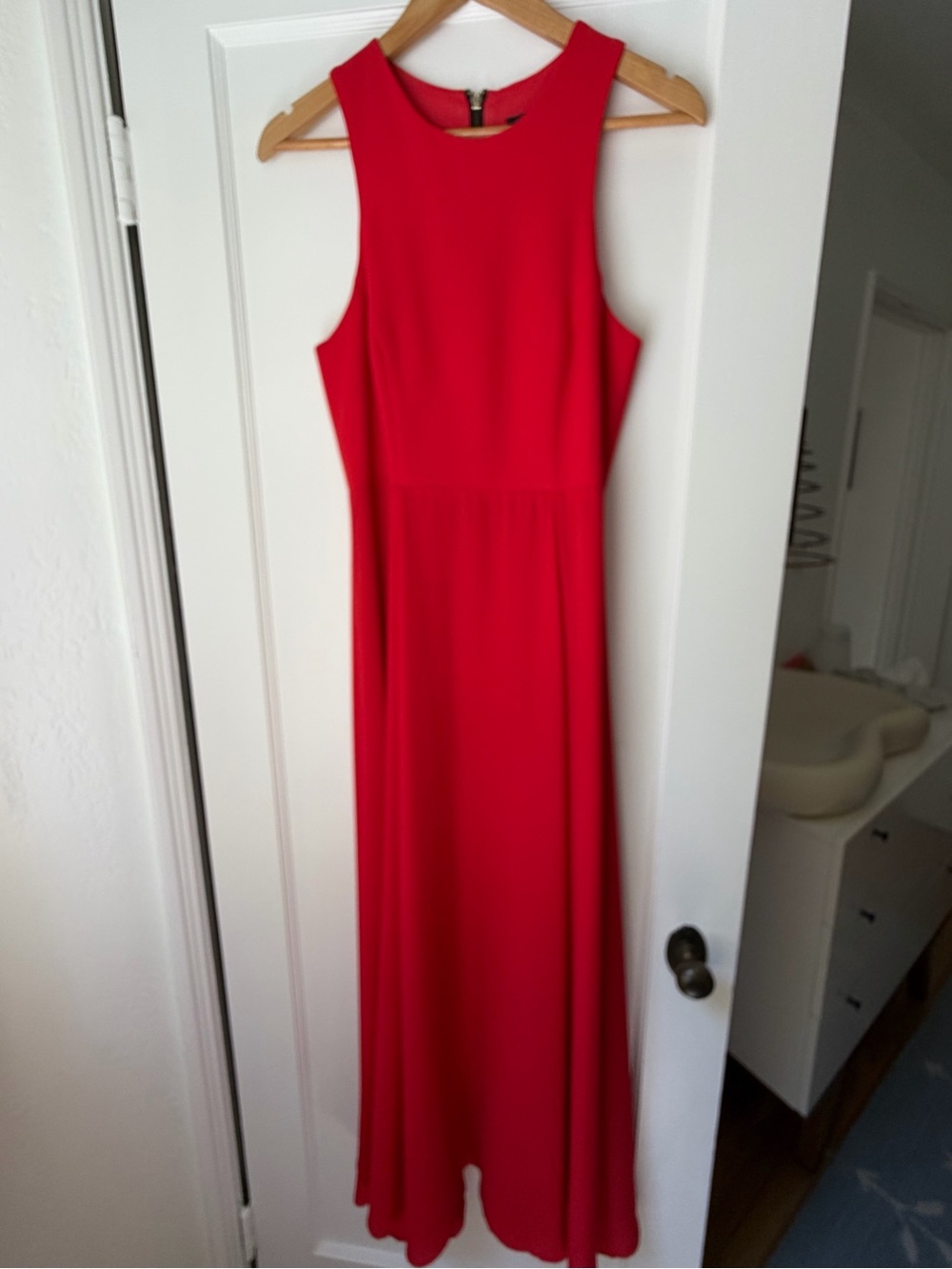 Naven Red Maxi Dress Sz 6